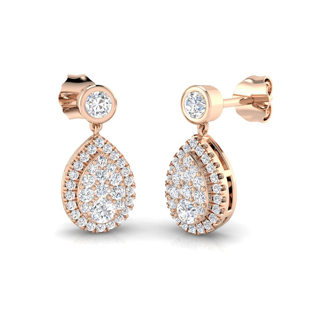 BJE0036 — Earrings - 9k Rose Gold