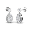 BJE0036 — Earrings - 9k White Gold