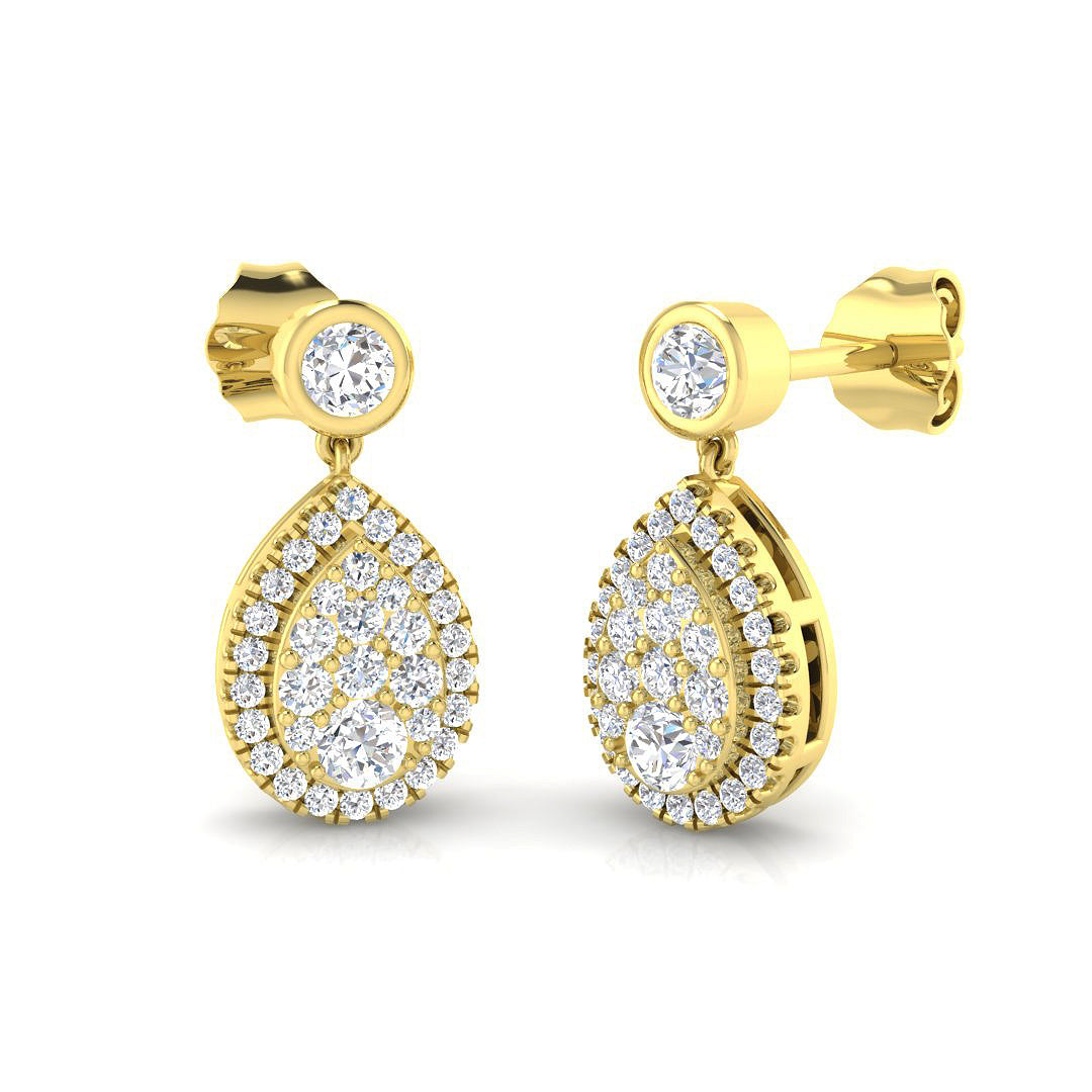 BJE0036 — Earrings - 9k Yellow Gold