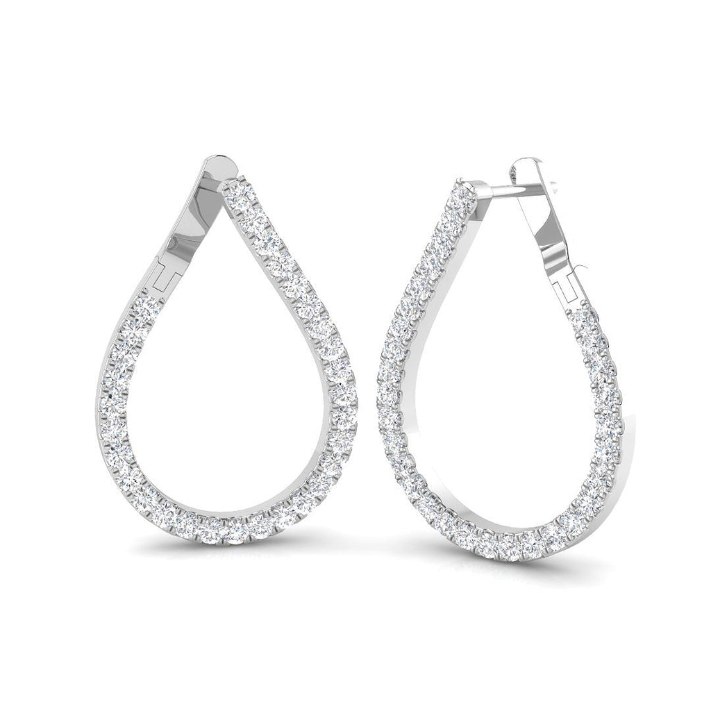 BJE0037 — Earrings - 9k White Gold