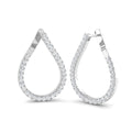BJE0037 — Earrings - 9k White Gold