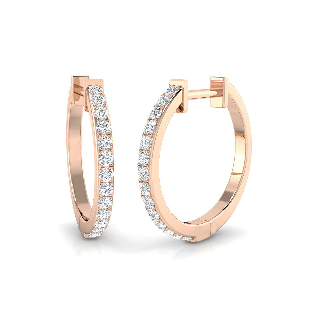 BJE0038 — Earrings - 9k Rose Gold