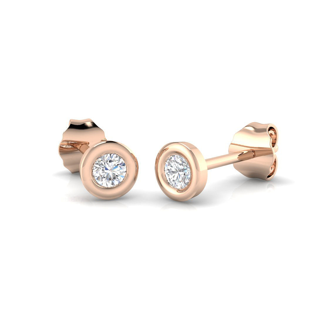 BJE0041 — Earrings - 9k Rose Gold