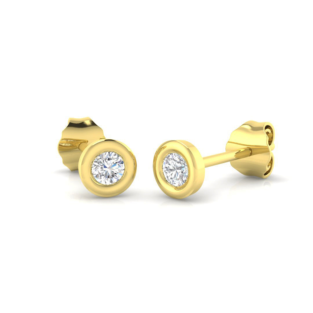 BJE0041 — Earrings - 9 KT Yellow Gold