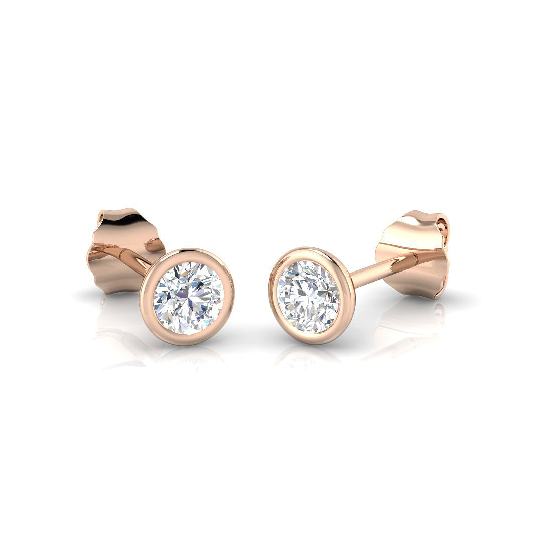 BJE0042 — Earrings - 9k Rose Gold