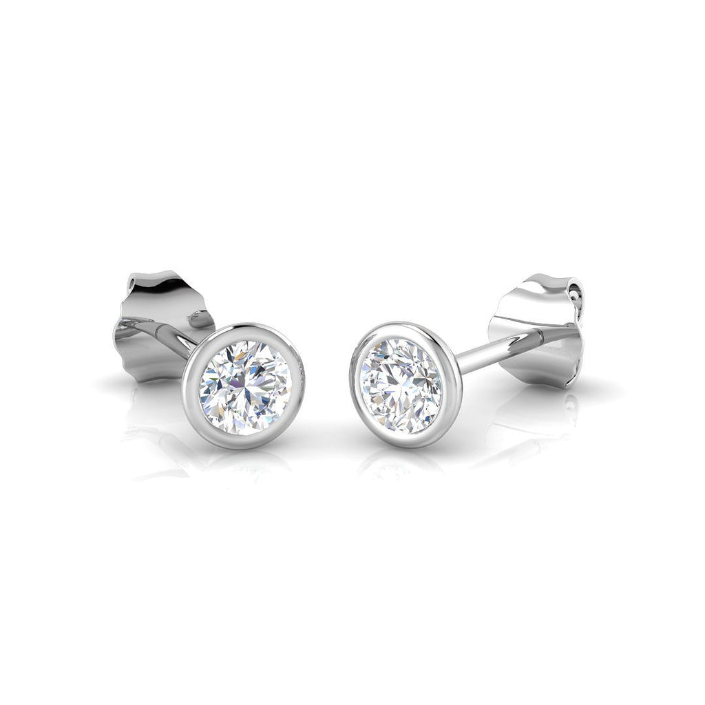 BJE0042 — Earrings - 9k White Gold
