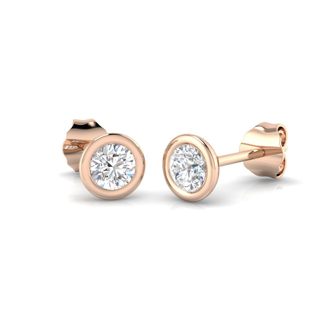 BJE0043 — Earrings - 9k Rose Gold