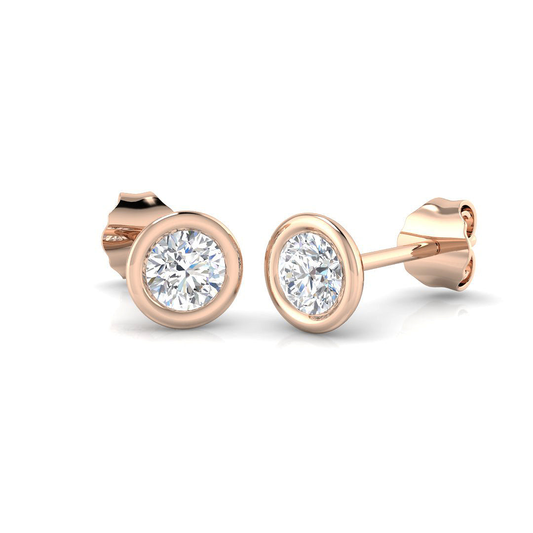 BJE0044 — Earrings - 9k Rose Gold