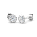 BJE0044 — Earrings - 9k White Gold