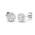 BJE0045 — Earrings - 9k White Gold