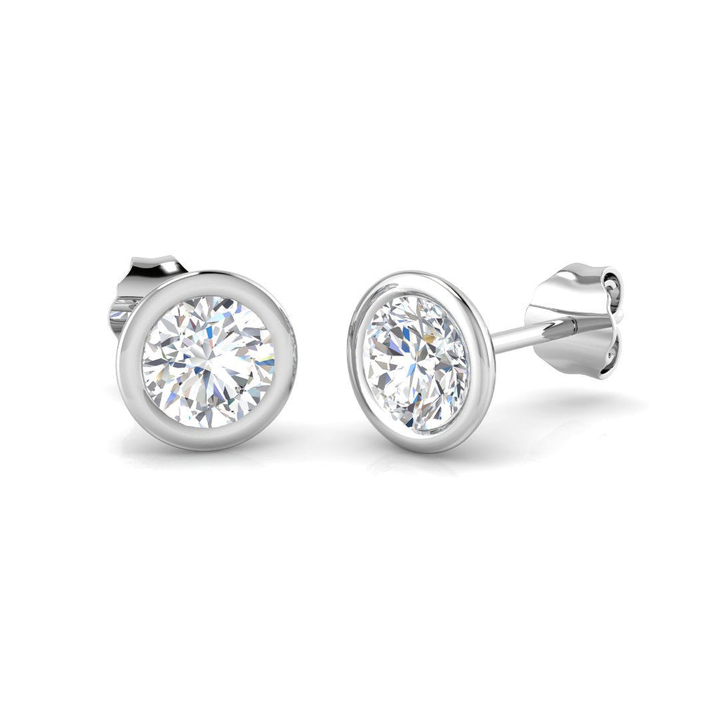 BJE0046 — Earrings - 9k White Gold