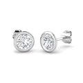 BJE0046 — Earrings - 9k White Gold