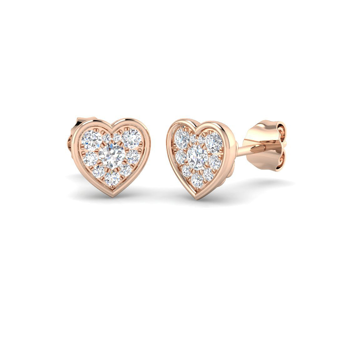 BJE0054 — Earrings - 9k Rose Gold