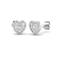BJE0054 — Earrings - 9k White Gold