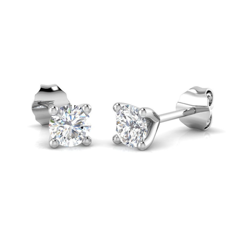 BJE0056 — Earrings - 9k White Gold