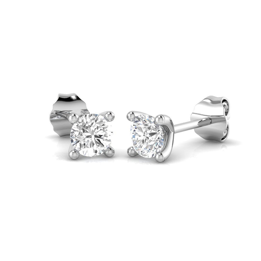 BJE0057 — Earrings - 9k White Gold