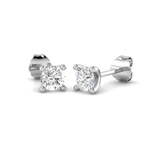 BJE0057 — Earrings - 9k White Gold
