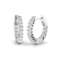 BJE005D — Earrings - 9k White Gold