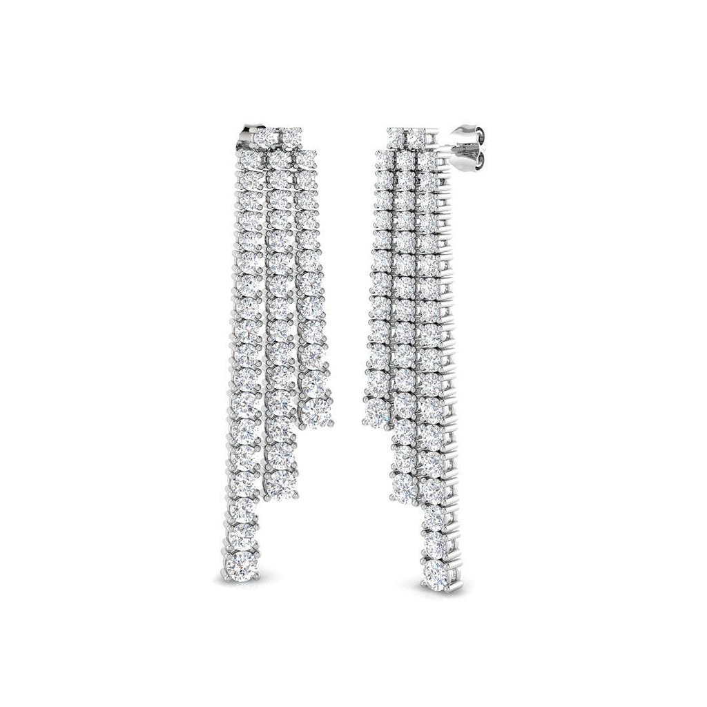 BJE0065 — Earrings - 9k White Gold