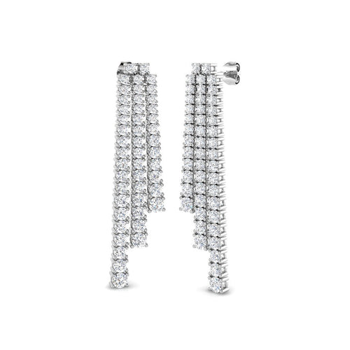 BJE0065 — Earrings - 9k White Gold