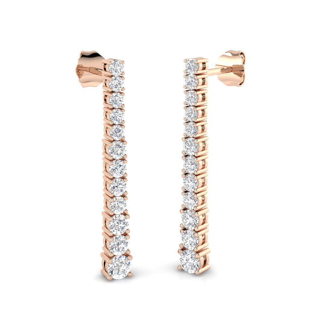 BJE0070 — Earrings - 9k Rose Gold
