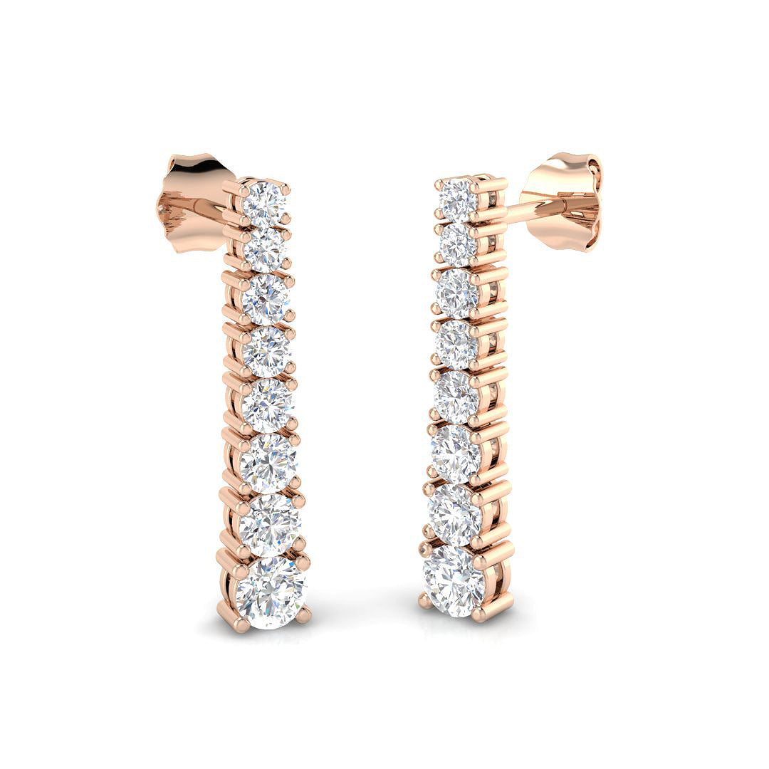 BJE0071 — Earrings - 9k Rose Gold