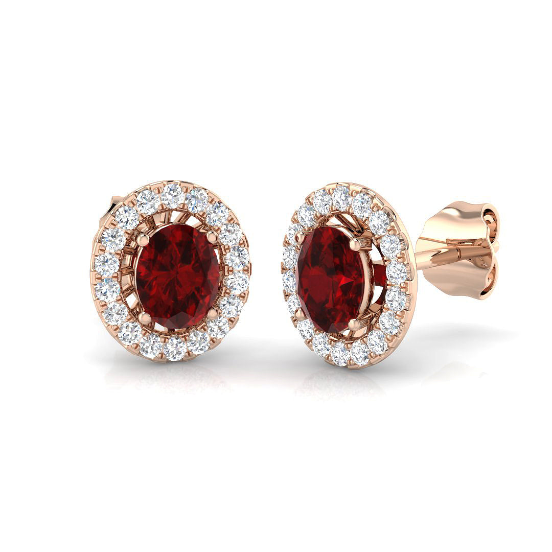 BJE0073 — Earrings - 9k Rose Gold