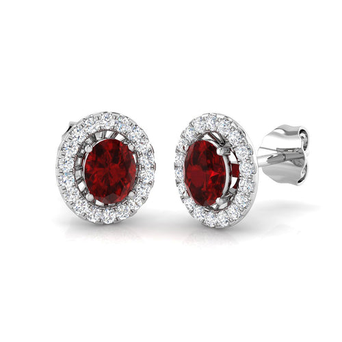 BJE0073 — Earrings - 18k White Gold
