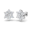 BJE0077 — Earrings - 9k White Gold
