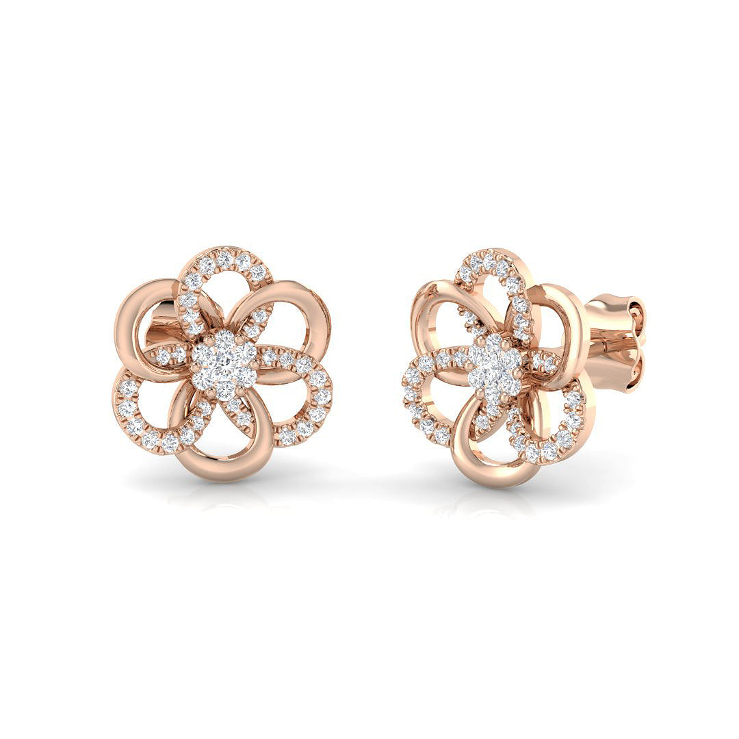 BJE0079 — Earrings - 9k Rose Gold