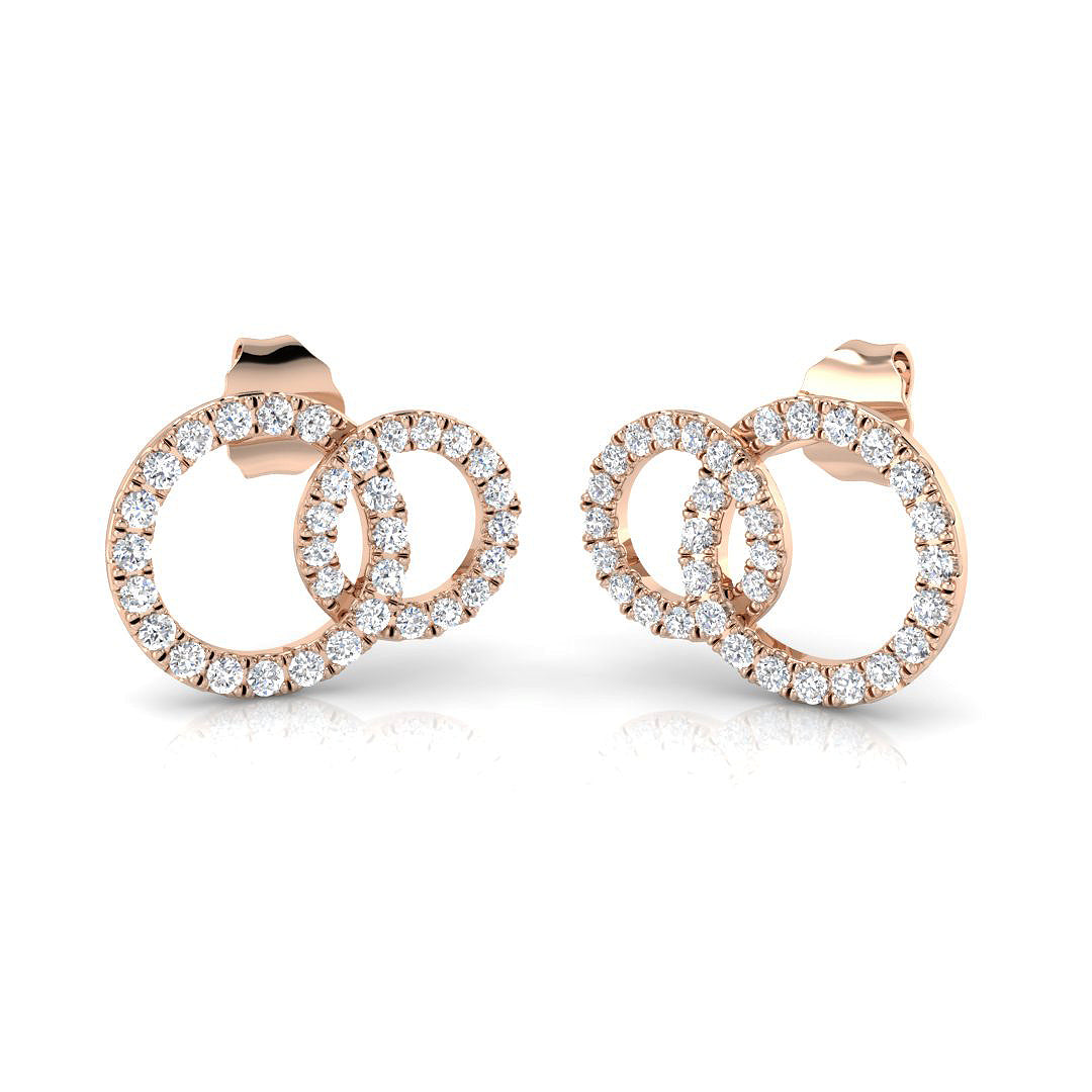 BJE0087 — Earrings - 9k Rose Gold