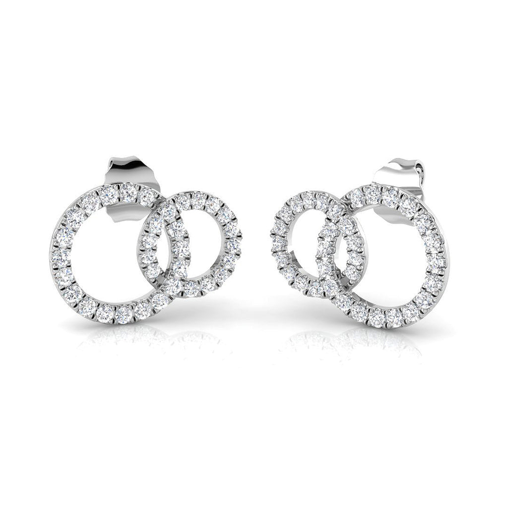 BJE0087 — Earrings - 9k White Gold