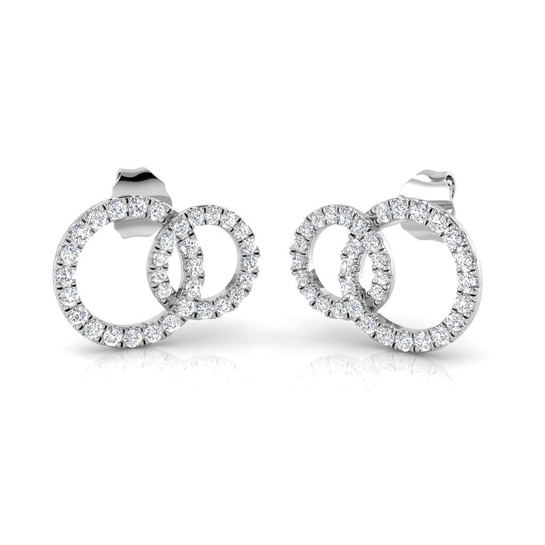 BJE0087 — Earrings - 9k White Gold