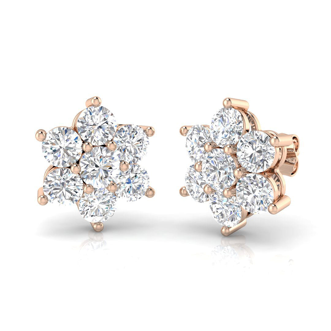 BJE0088 — Earrings - 9k Rose Gold