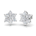 BJE0088 — Earrings - 9k White Gold