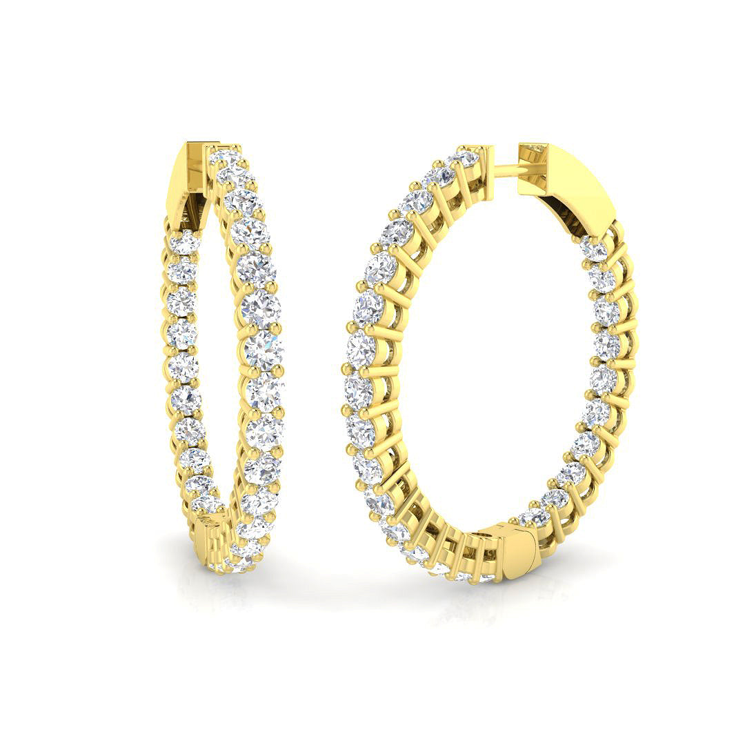BJE008D — Earrings - 9k Yellow Gold