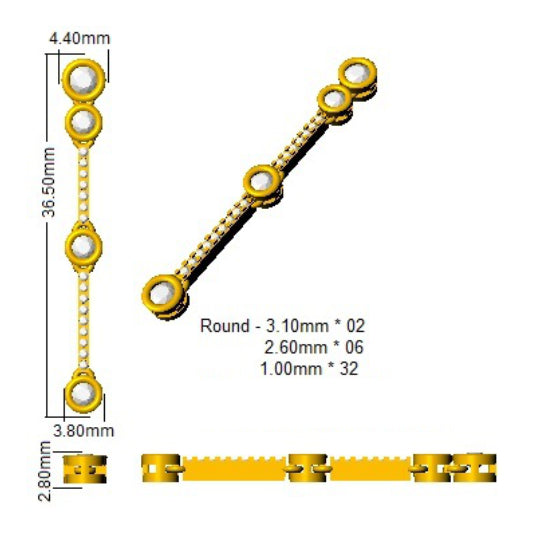 BJE0094 — Earrings - 9k Yellow Gold detail