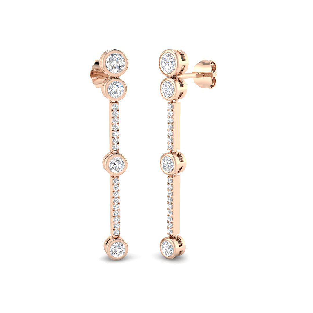 BJE0094 — Earrings - 9k Rose Gold