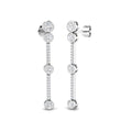 BJE0094 — Earrings - 9k White Gold
