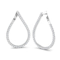 BJE0095 — Earrings - 9k White Gold