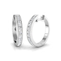 BJE0096 — Earrings - 9k White Gold