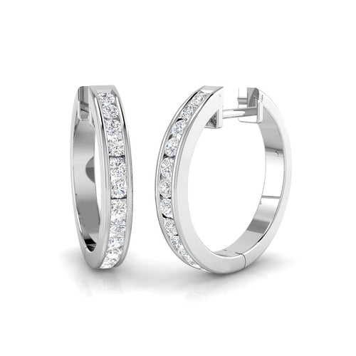 BJE0096 — Earrings - 9k White Gold