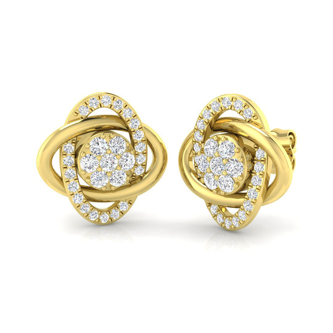 BJE009 — Earrings - 9k Yellow Gold