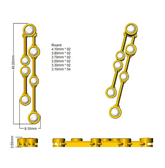 BJE0105 — Earrings - 9k Yellow Gold detail
