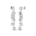 BJE0105 — Earrings - 9k White Gold