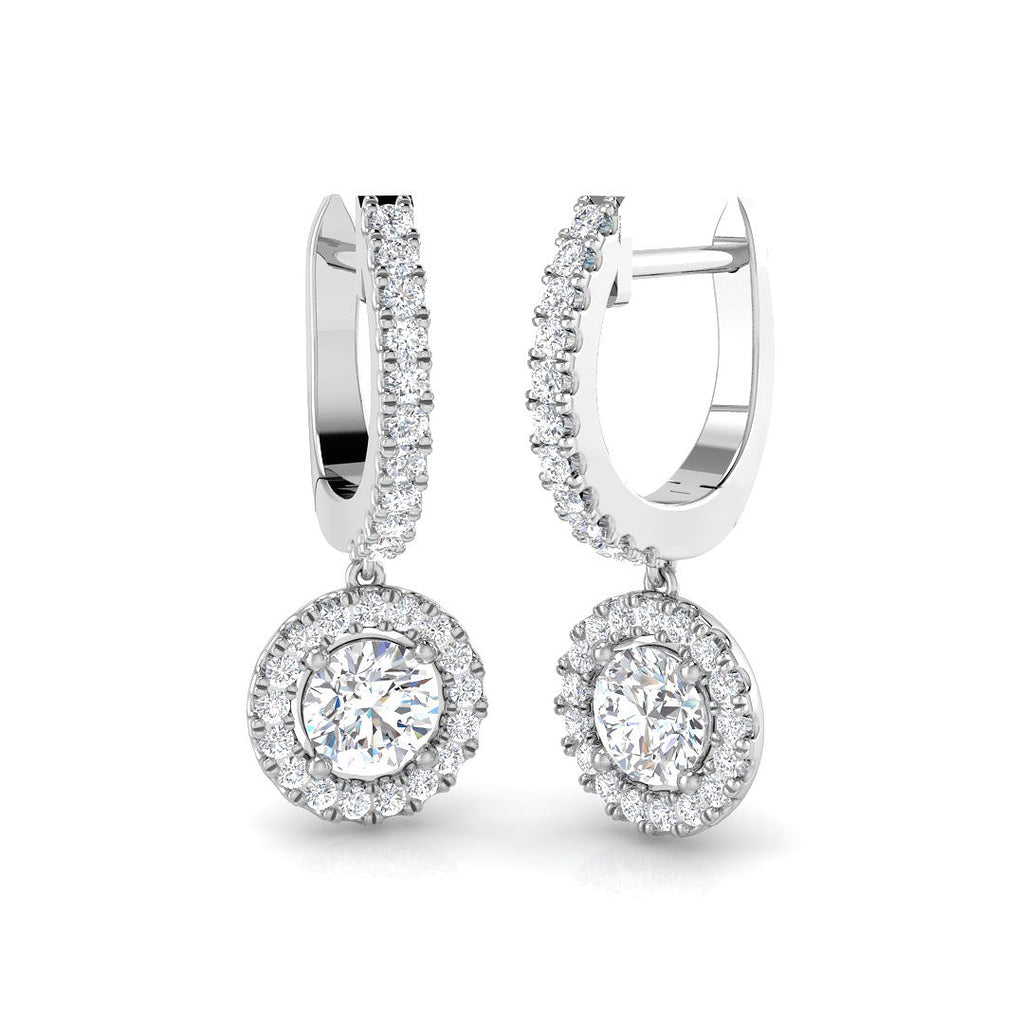 BJE0107 — Earrings - 9k White Gold