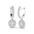 BJE0107 — Earrings - 9k White Gold