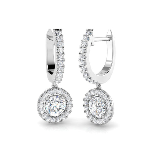 BJE0107 — Earrings - 9k White Gold
