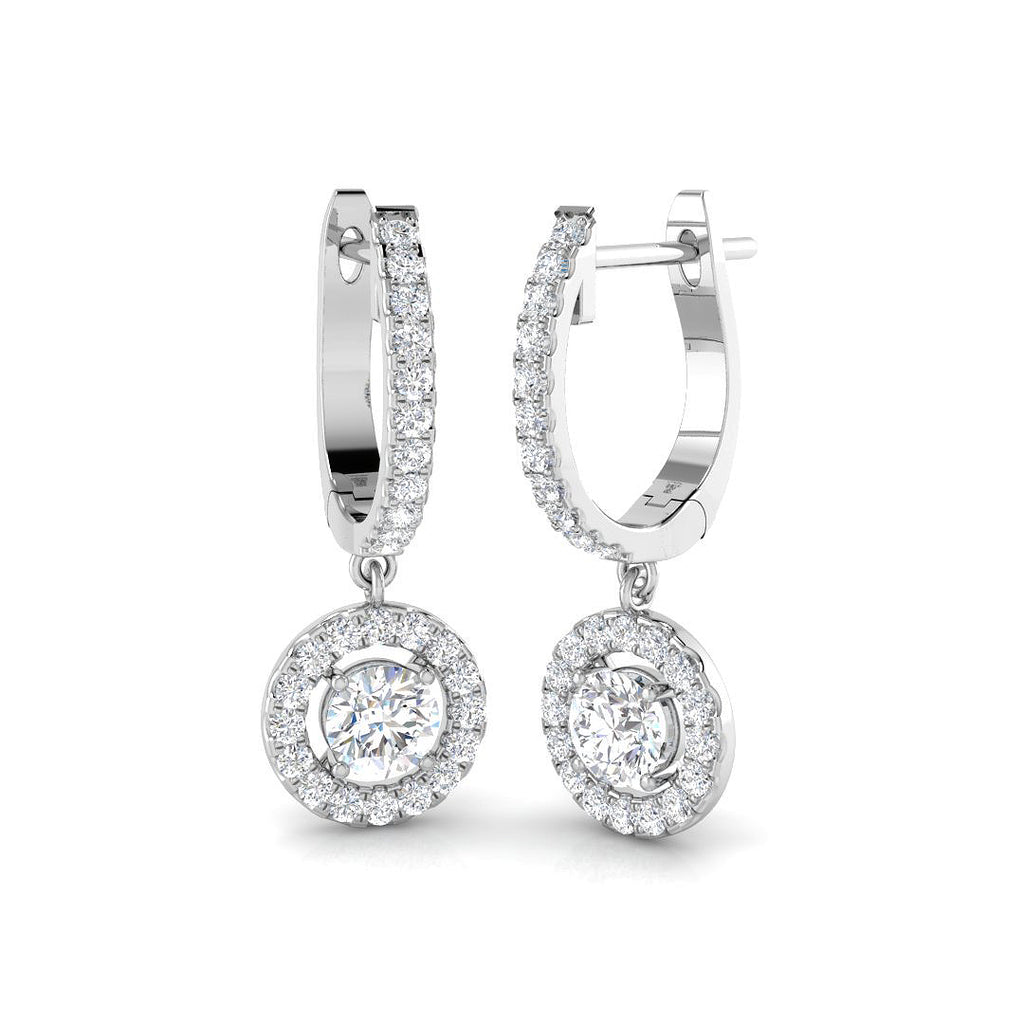 BJE0108 — Earrings - 9k White Gold
