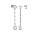 BJE0109 — Earrings - 9k White Gold